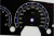 Honda Accord Coupe (98-02) светодиодные шкалы (циферблаты) на панель приборов